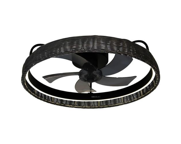 Cecotec Ventilador de Teto EnergySilence LampAero 600 Preto com Luz