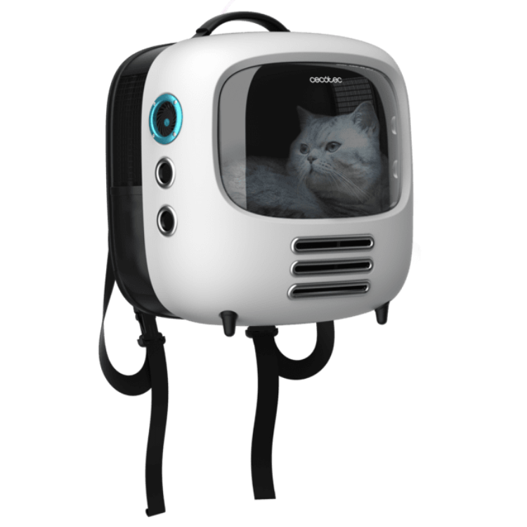 Transportadora de Animais de Estimação Cecotec Pumba 1800 Travel Fan Branco