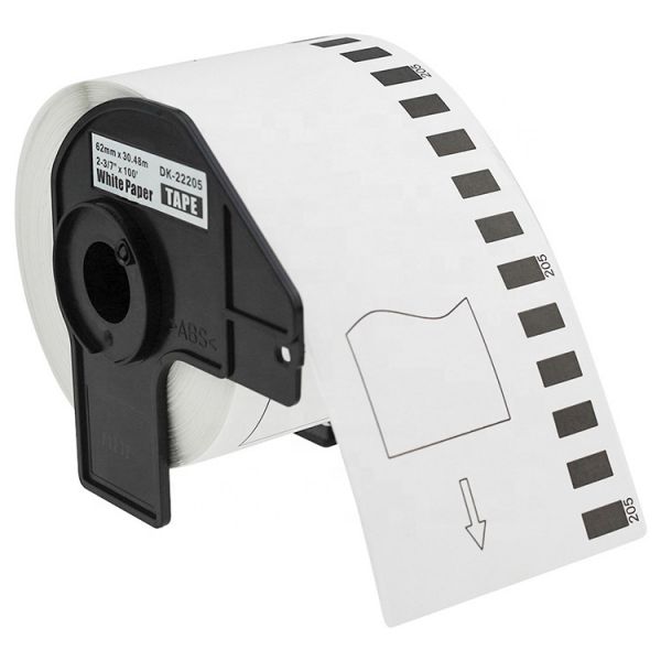 Rolo de Etiquetas Compatível Brother DK22205