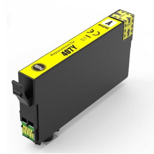 Tinteiro Epson 407 Amarelo C13T07U440 1.900 Páginas Compativel