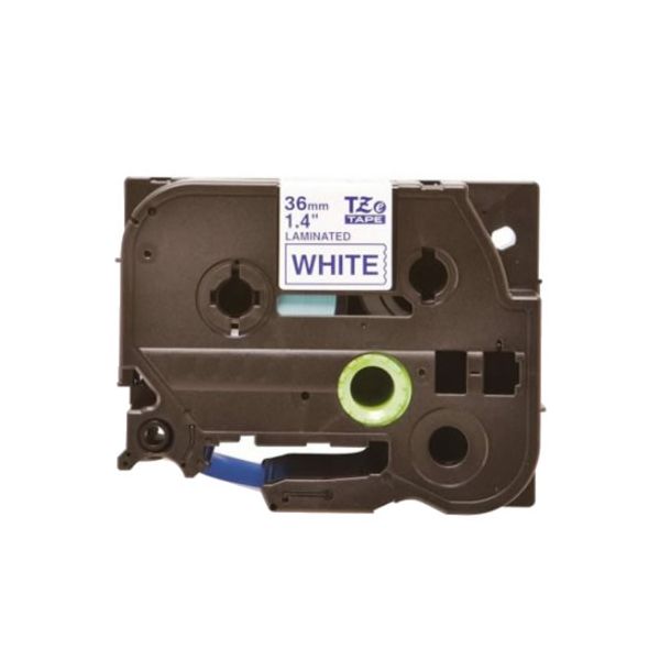 Fita Laminada Brother TZE-263 Azul/Branco Compativel