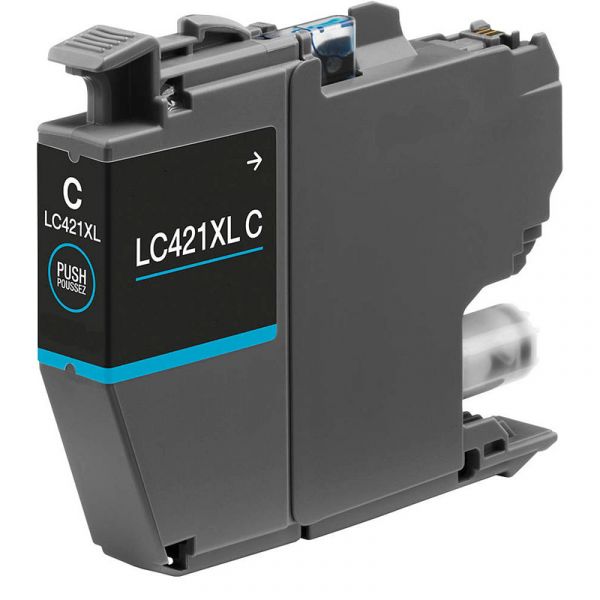 Tinteiro Compativel Brother LC421XL Azul