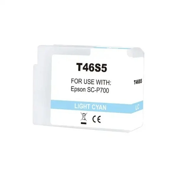 Tinteiro Epson T46S5 Cyan Light Compatível