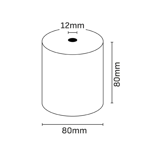 Rolo termico 80X80X12