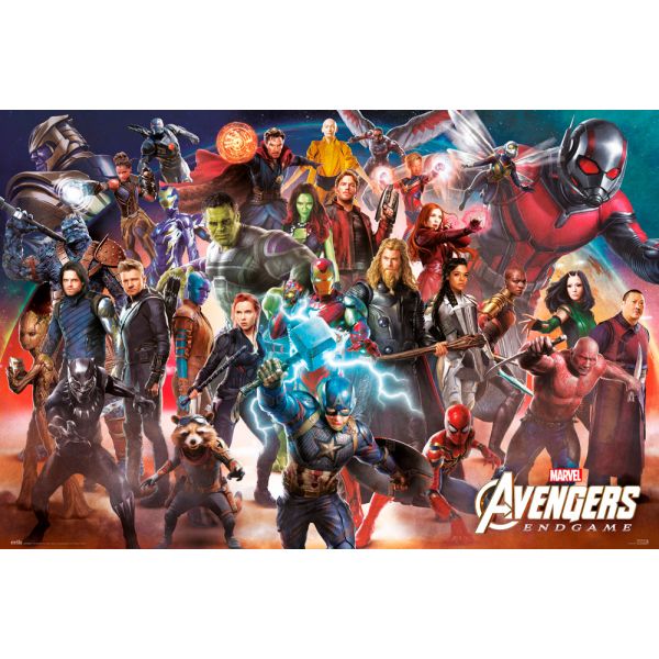 Grupo Erik Poster Marvel Vingadores Endgame Line Up 61 x 91.5 cm