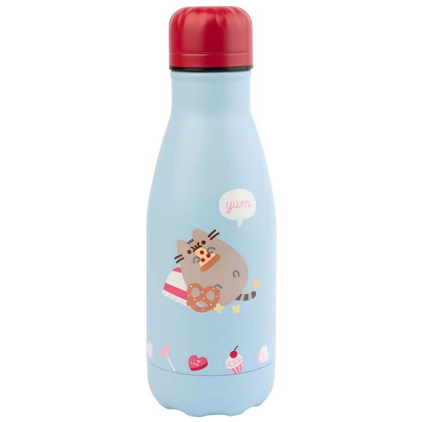 Grupo Erik Garrafa Térmica Pusheen Purrfect Love Aço Inoxidável Azul 260ml