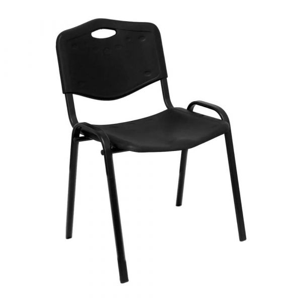 Piqueras y Crespo Cadeira Iso Plastic PVC Preto