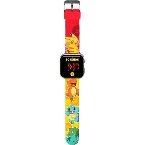 Kids Licensing Smartwatch e Relógio LED Pokémon (Kanto) Preto
