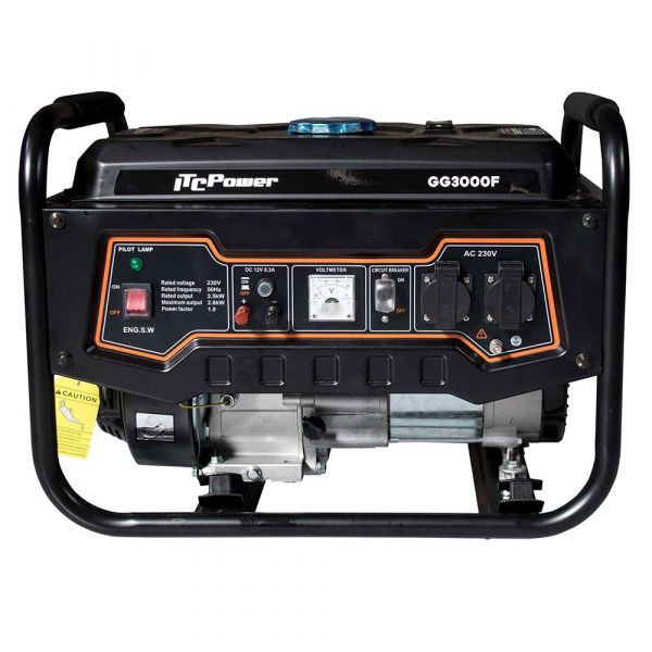 ITC POWER 2800w Petrol Gerador Elétrico Prateado Tamanho Único / EU Plug