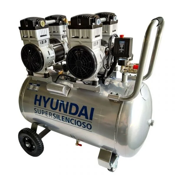 Hyundai Compressor Silencioso 2200w 100l - HYAC100-3S
