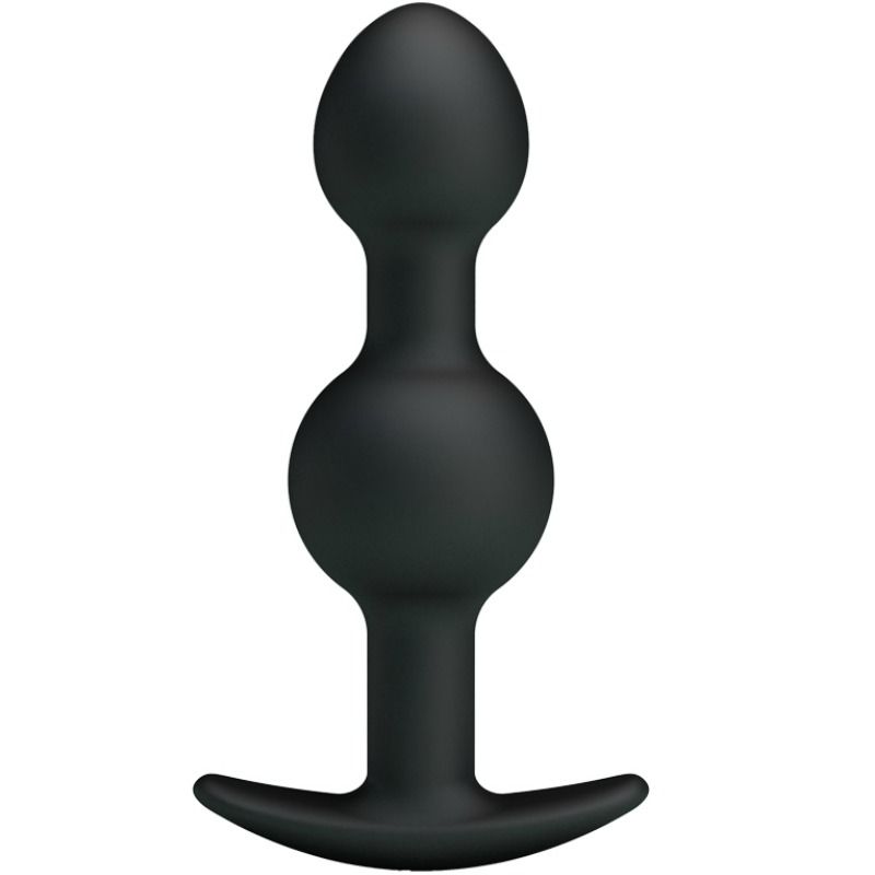 Pretty Love Bottom – Love – Bolas Anales Silicona Estimulacion Especial 10.3 Cm – Negro