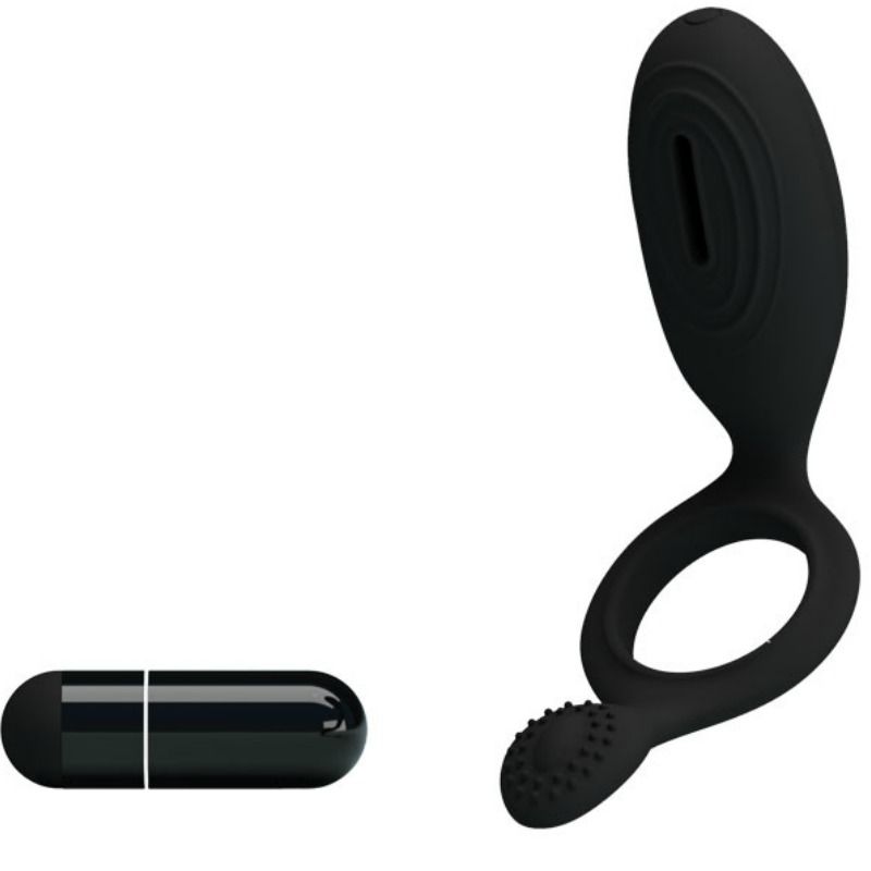 Pretty Love – Anel Vibrador Com Estimulador Ethel