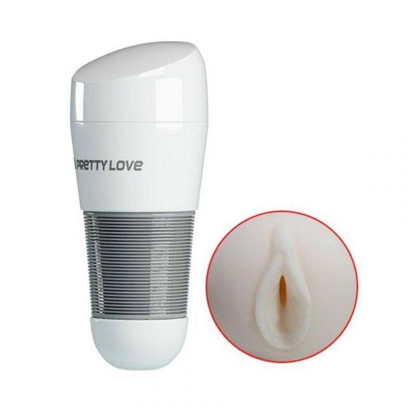 Pretty Love Kitty White Vagina Masturbator