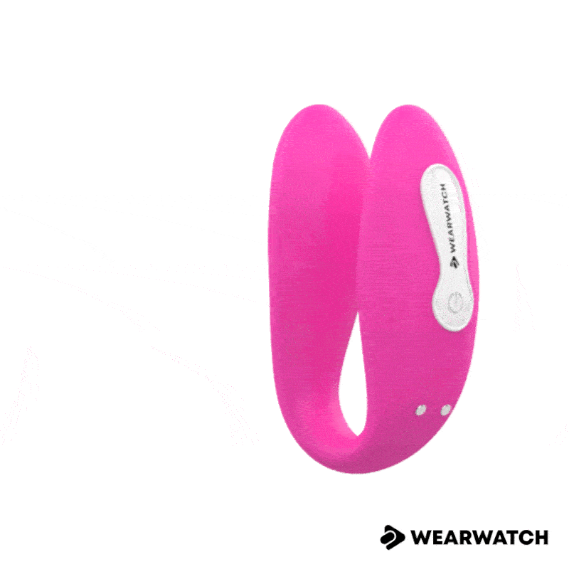 Wearwatch – Vibrador Watchme Dual Technology Fúcsia / Neve