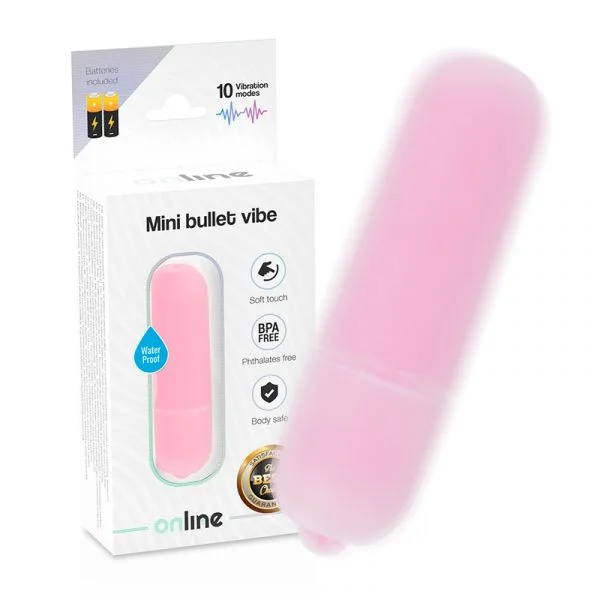 Online Mini Bala Vibradora Rosa