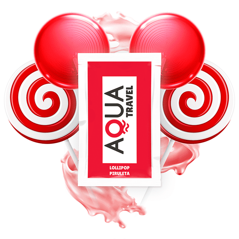 Lubrificante À Base De Água Aqua Travel Sabor Lollipop – 6 Ml
