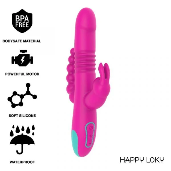 Happy Loky Donald Triple Estimulación: Anal, Punto G & Clítoris Compatible Con Watchme Wireless Technology