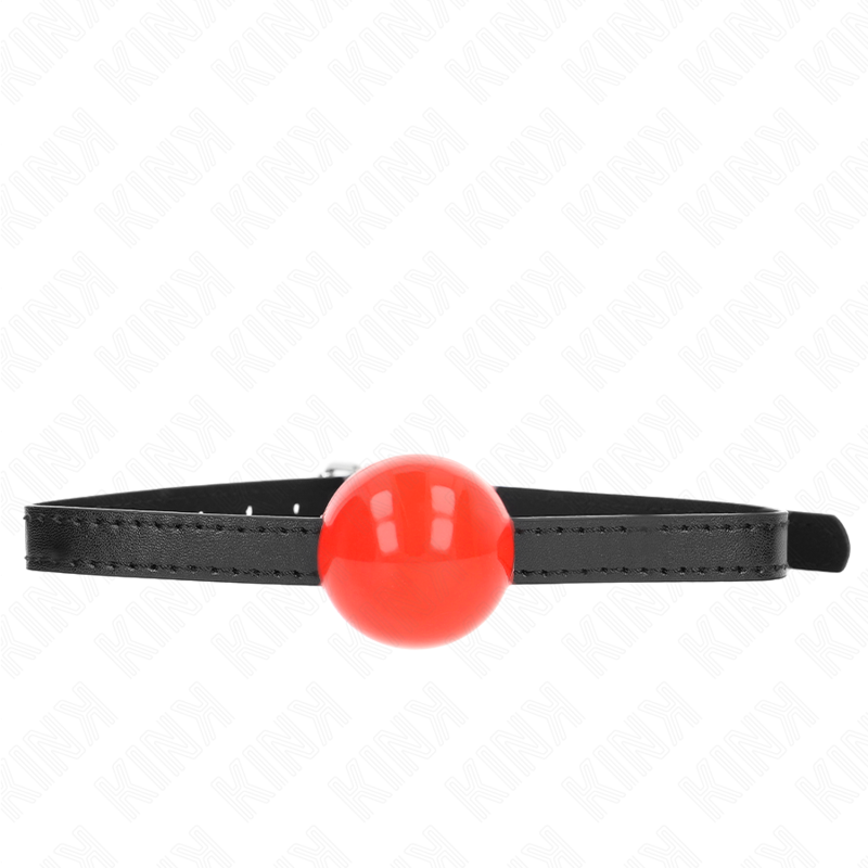 Kink Bola Simples Vermelha Mordaça 4 cm 65 x 1,5 cm