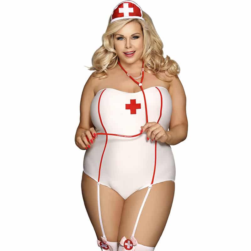 Subblime – Fantasia De Enfermeira Sexy Com Peluche L/Xl