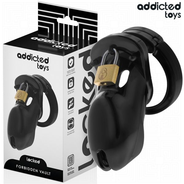 Addicted Toys Locked Gaiola para Pênis Forbidden Vault 10 cm