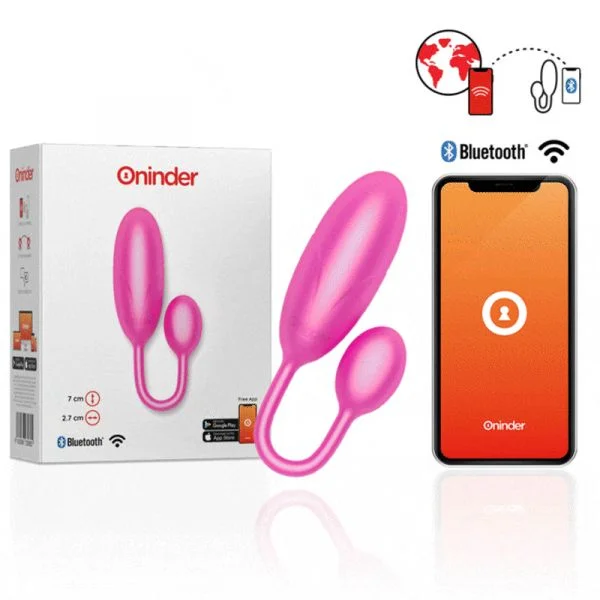 Oninder Denver Rosa Ovo Vibratório 7 x 2,7 cm