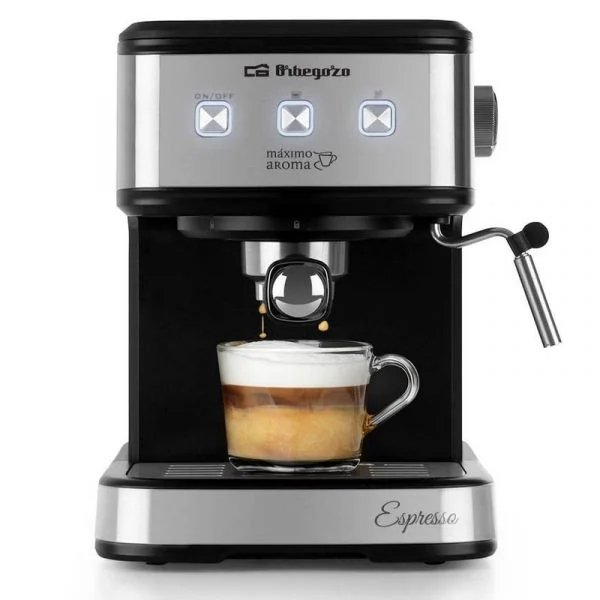 Máquina de Café Orbegozo EX 5210 Expresso 20 Bar Preta/Aço Inoxidável
