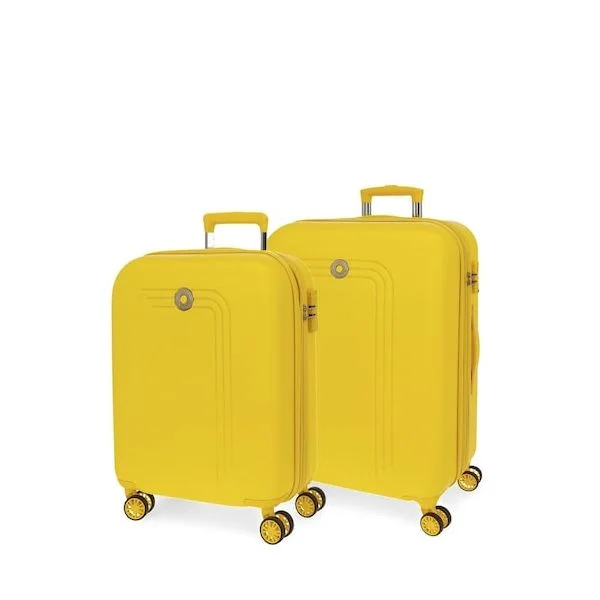 Movom Mala Com Rodinhas Riga 37/72l Yellow One Size