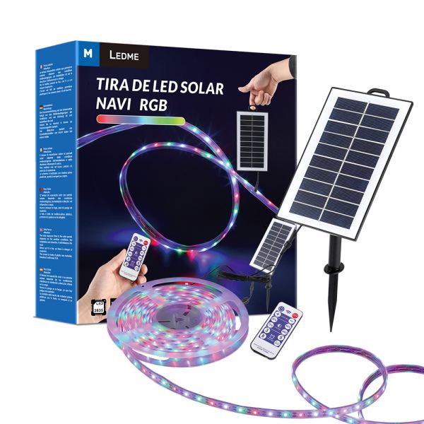 Ledme Pack de Fita LED Solar Smd2835 300L Multicolorido 5 Metros