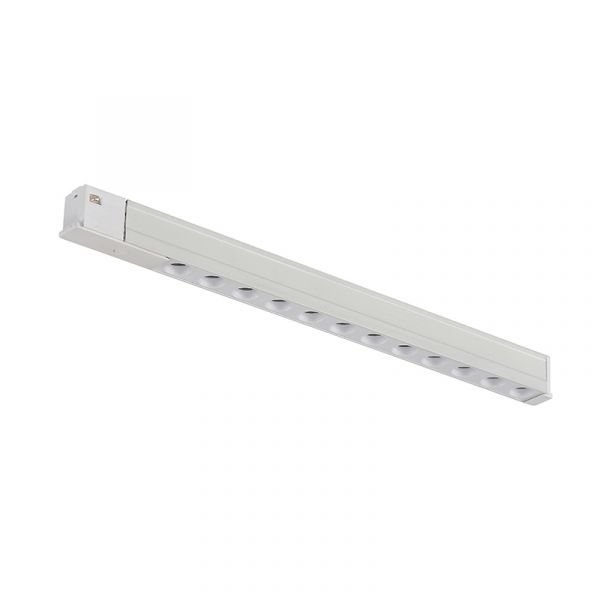 Ledme Projetor LED Série Hallway 16mm 12W para Calha Magnética Branco 48V 4000K