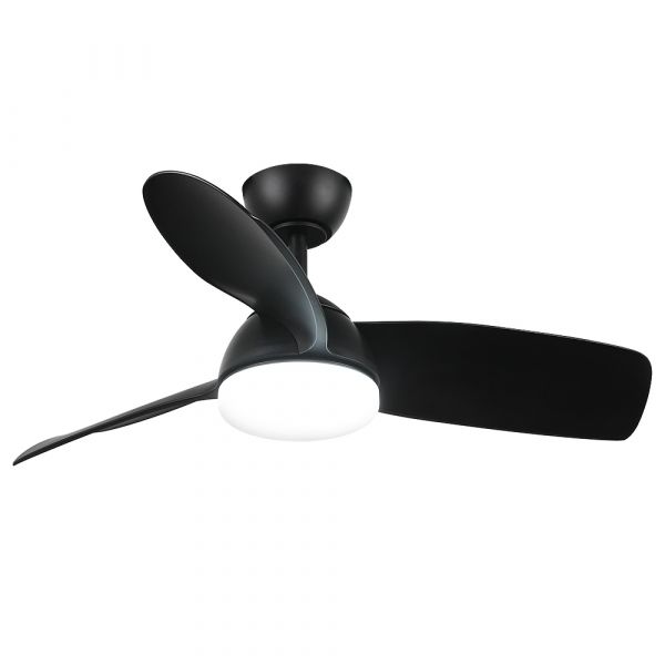 Ledme Ventilador de Teto LED Preto