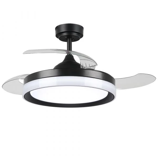 Ledme Ventilador de Teto LED Yeray Preto