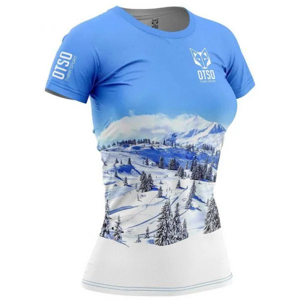 Otso T-shirt Short Sleeve T-shirt Branco,Azul S Mulher