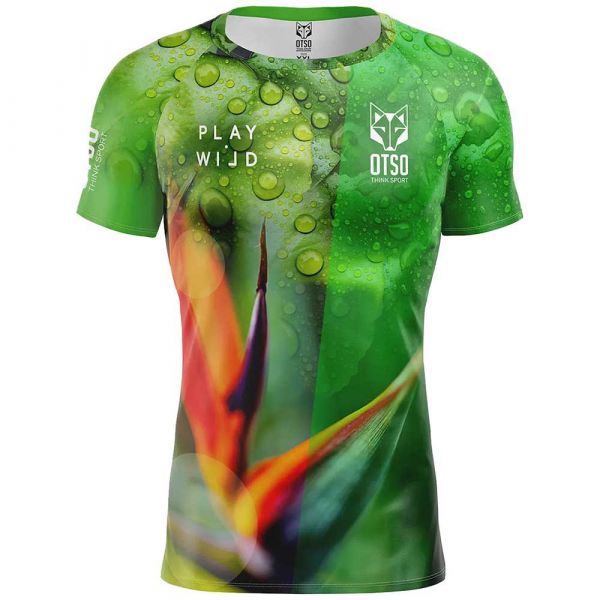Otso Paradise Short Sleeve T-shirt Verde S Homem