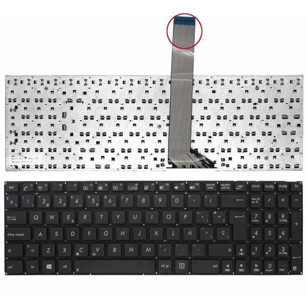 Teclado para Portatil Asus K56 K56C K56CA A56 K56CB K56CM (espanhol ) - TEC0562