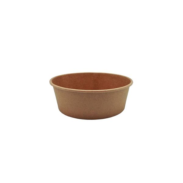 Saladeiras 1100ml Cartão Redondo Ø185mm Kraft 50un - 6621314