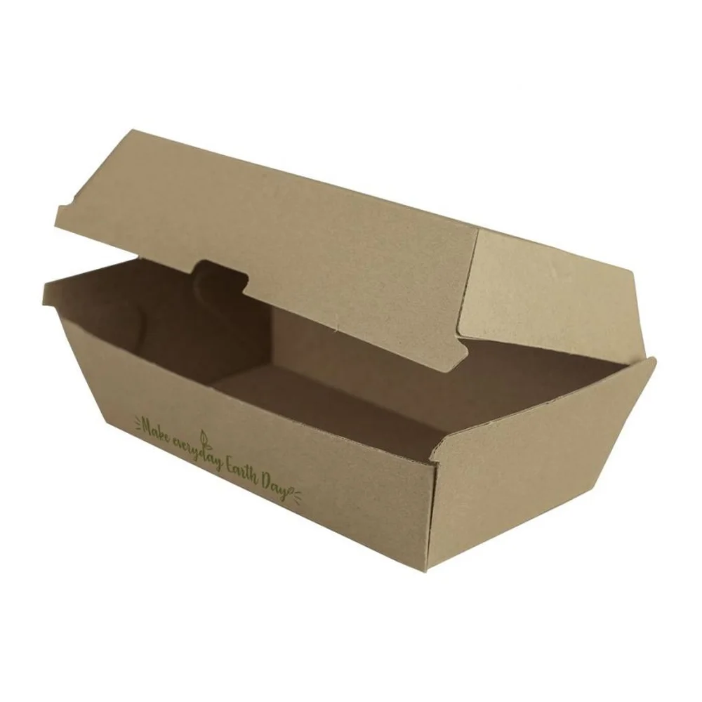 Caixa Hamburguer Kraft 800ml 21x11x8cm 25un