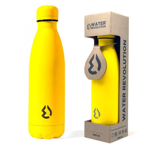 Water Revolution Garrafa Térmica Fluor Yellow 500ml