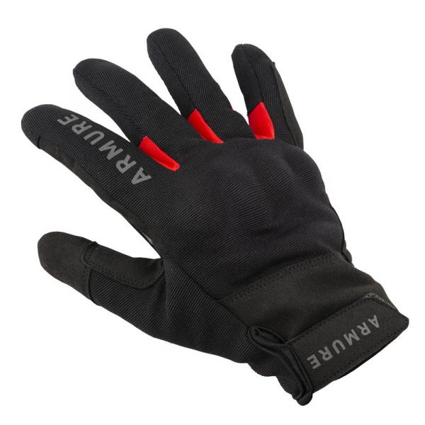 Armure Luvas Kerr Vented Lady Black / Red XL