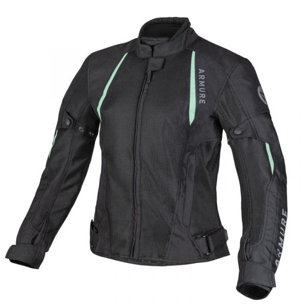Armure Casaco Milan Vented Lady Black / Mint XXL