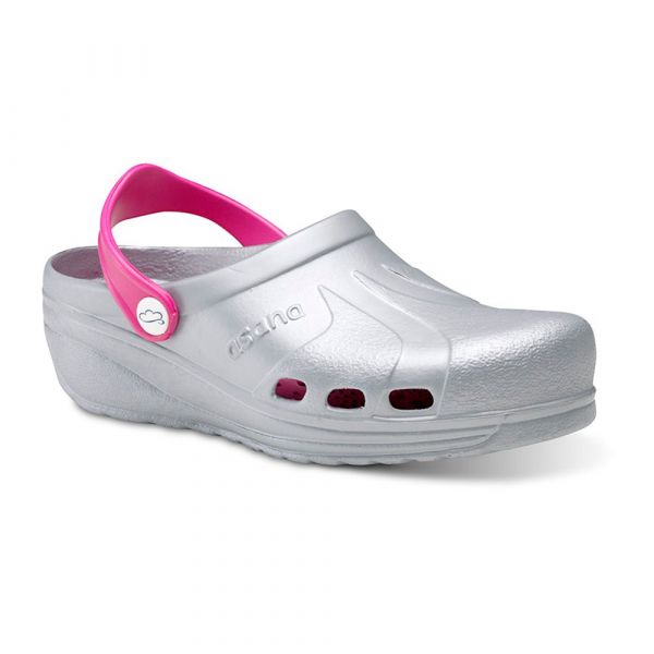 Feliz Caminar Asana Clogs Prateado EU 41