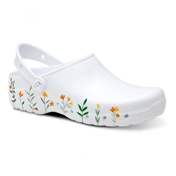 Feliz Caminar Spring Floating Clogs Branco EU 40