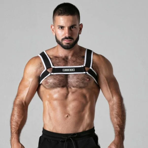 Locker Gear Arnês Corporal Look At Branco 36 S