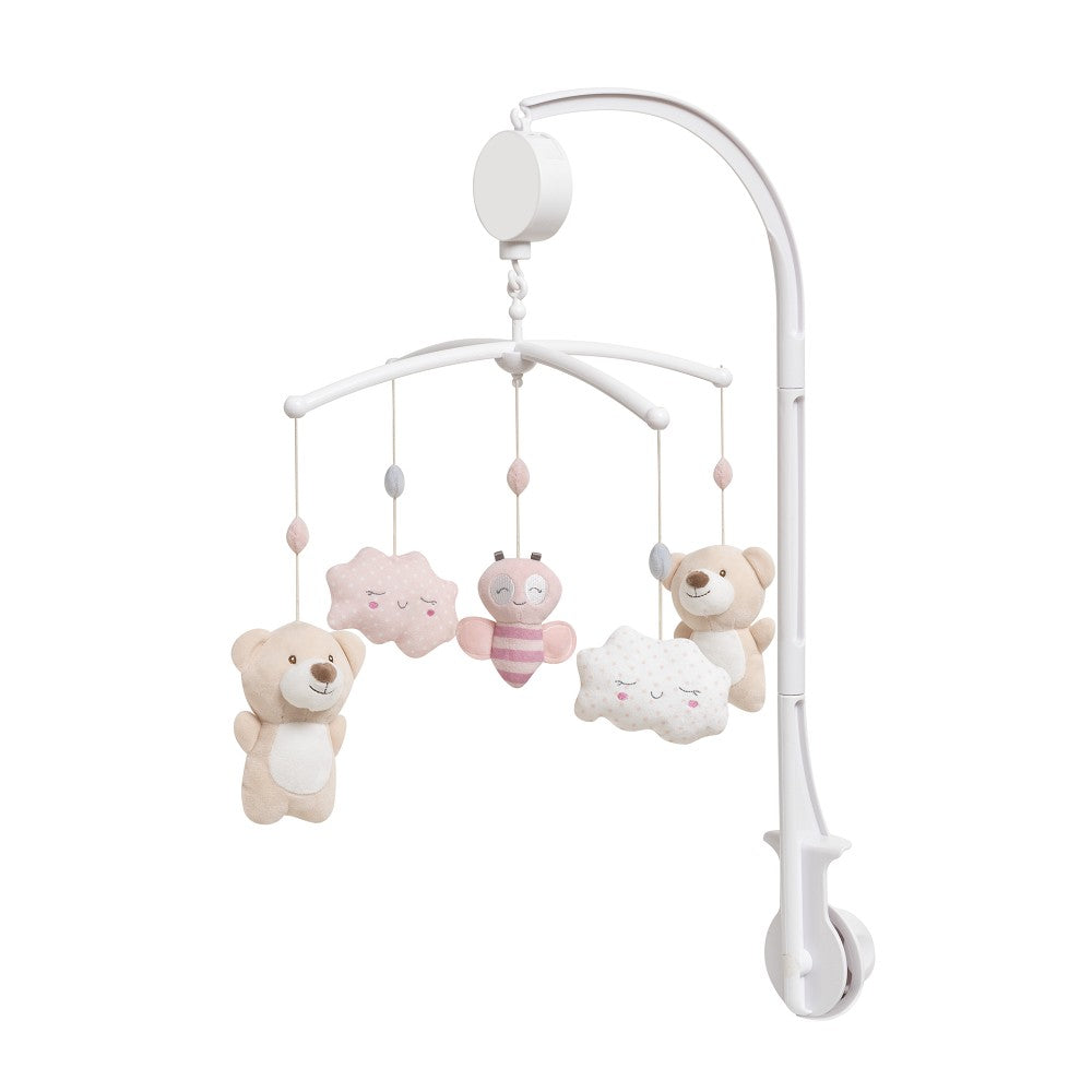 Carrossel Musical Ursinho Rosa Interbaby