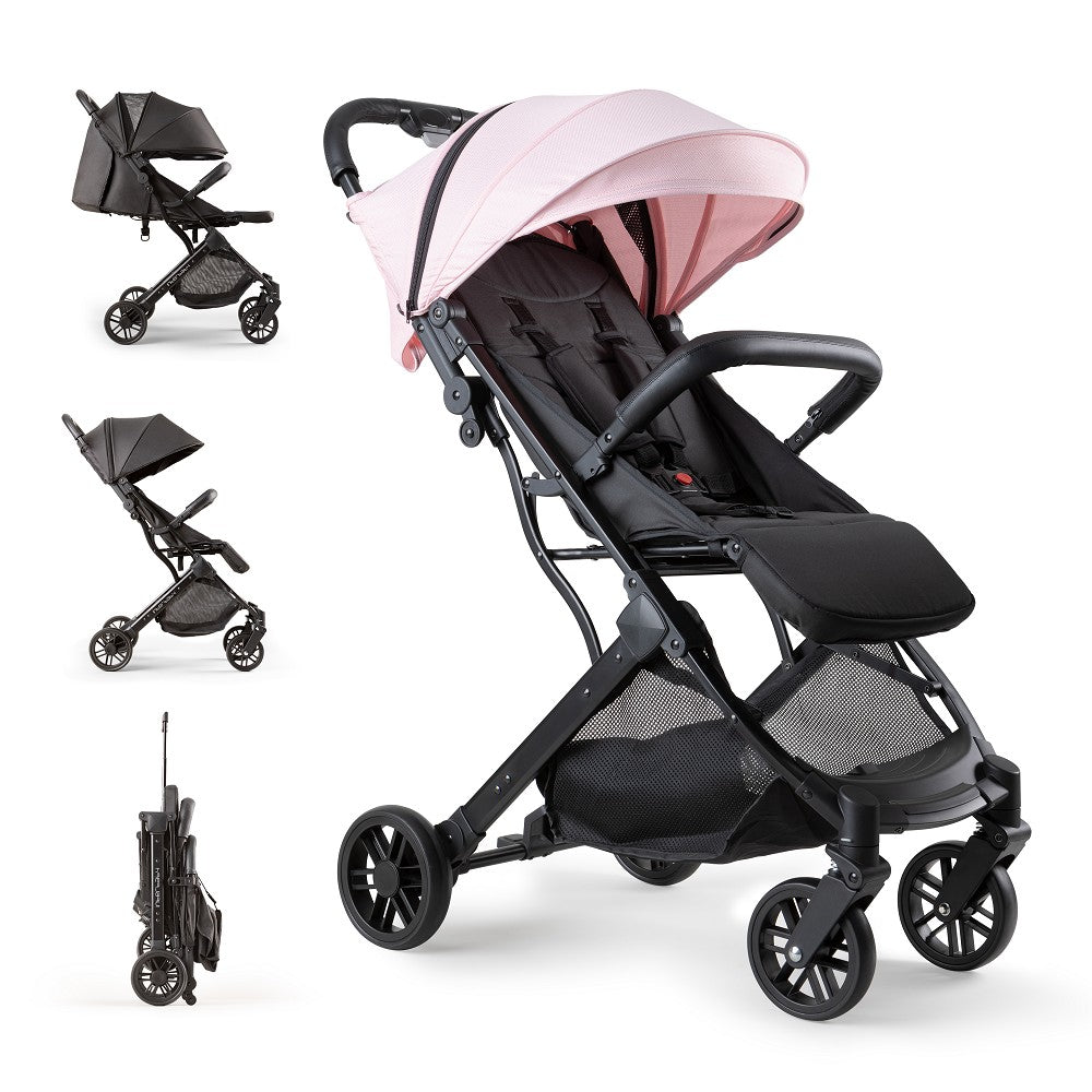 Carrinho De Passeio Minimum Space Plus Rosa Interbaby