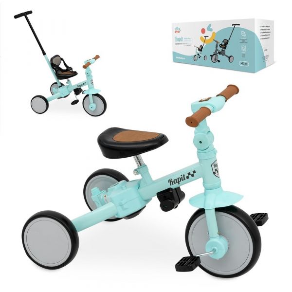 Interbaby Triciclo Multifuncional 5 em 1 Verde