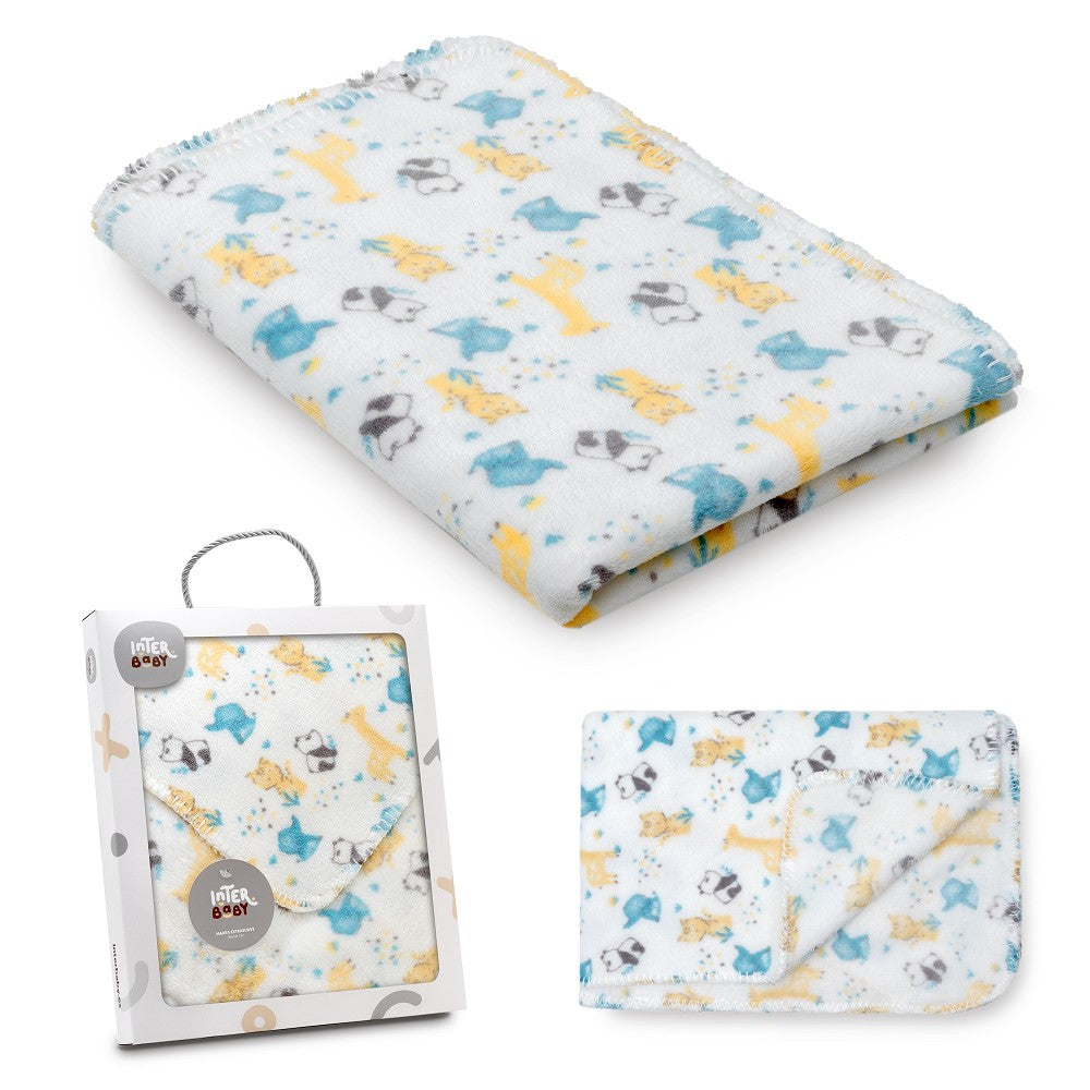 Cobertor Cinza Animal Interbaby