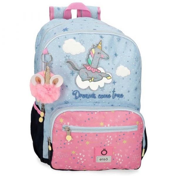 Enso Mochila Infantil Dreams Come True 24l Blue / Pink / Multicolor One Size