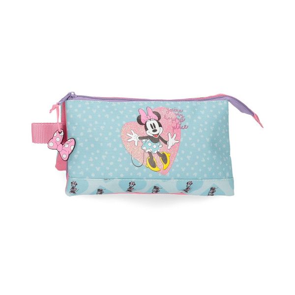 Joumma Bags Estojo Triplo My Happy Place Multicor Minnie