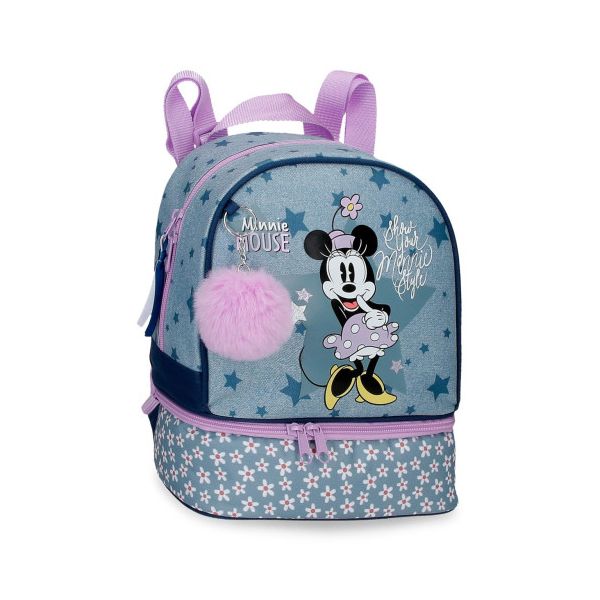 Joumma Bags Mochila 28cm com Compartimento Térmico Style Multicor Minnie