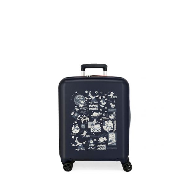 Disney Mala Com Rodinhas 100 Mickey Comic 55 Cm 34l Blue One Size